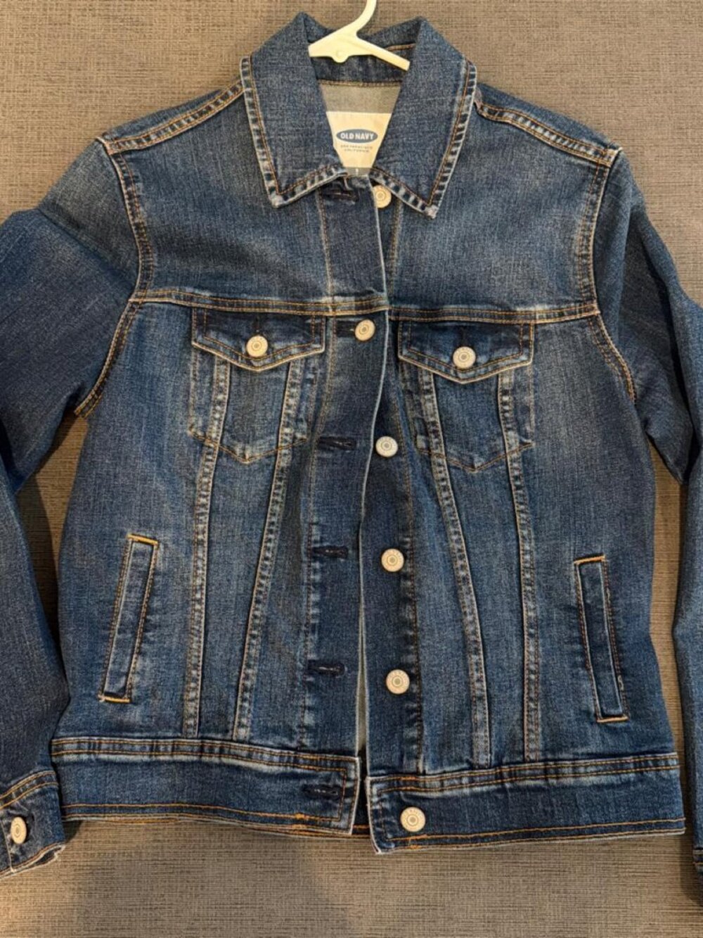 Old Navy Medium Blue Denim Trucker Jacket
